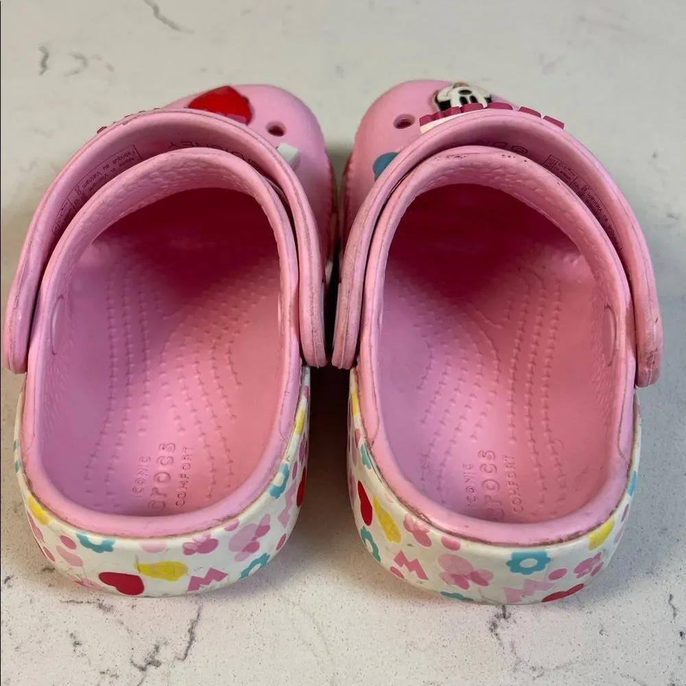 Crocs Kids' x Disney Minnie Mouse Classic Clogs Size 6 Style # 210894